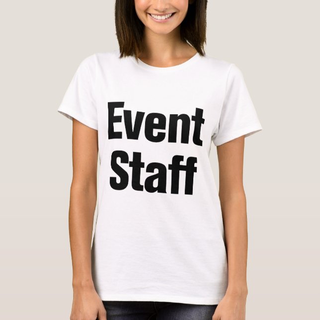 T-shirt Personnel d'événement (Devant)