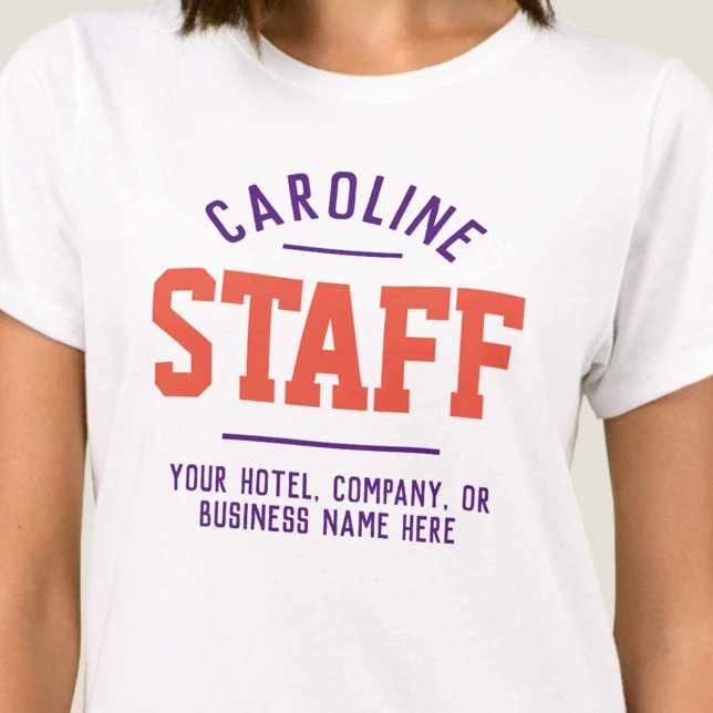 T-shirt Personnel d'hôtellerie (Créateur téléchargé)