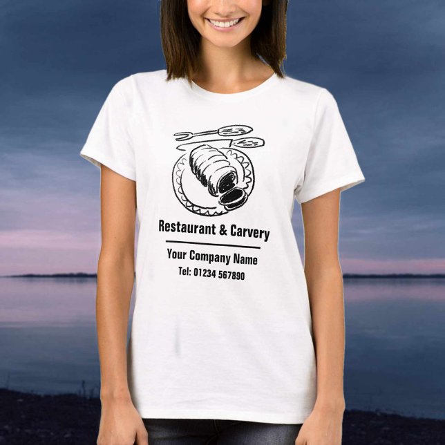 T-shirt Personnel Du Restaurant (Créateur téléchargé)