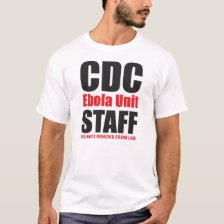 T-shirt Personnel d'unité de CDC Ebola