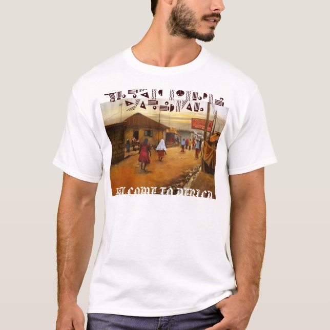 T-shirt personnes 2, ACCUEIL de village VERS L'AFRIQUE, (Devant)