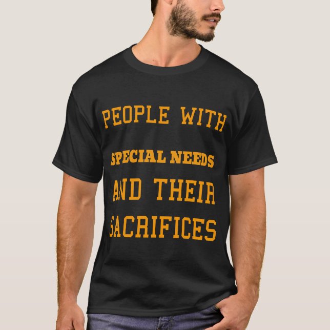 T-shirt Personnes ayant des besoins spéciaux, (Devant)