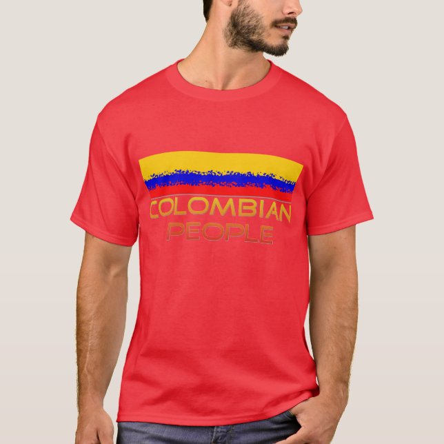 T-shirt Personnes colombiennes (Devant)