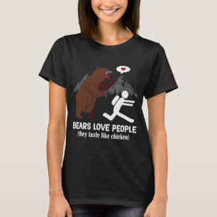 T-shirt Personnes d'amour d'ours qu'ils goûtent comme le
