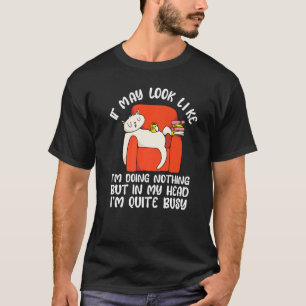 T-shirt Personnes de chats paresseux drôles Sarcasme Citat