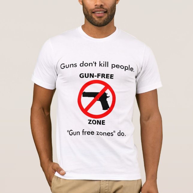 T-shirt Personnes de mise à mort de zones franches d'arme (Devant)
