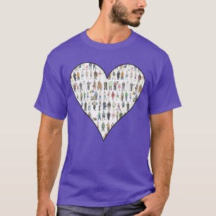 T-shirt Personnes de New York New York City Humans Heart T