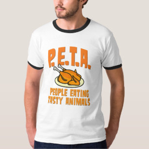 T-shirt Personnes de PETA mangeant les animaux savoureux