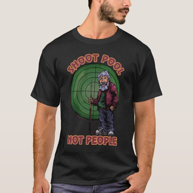 T-shirt Personnes de piscine de pousse pas (Devant)