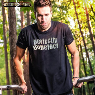 T-shirt PERSONNES grunge denim text-effet typographie