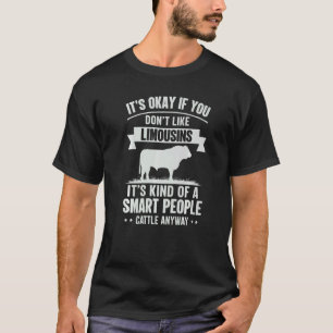 T-shirt Personnes intelligentes éleveur de bovins Race bo