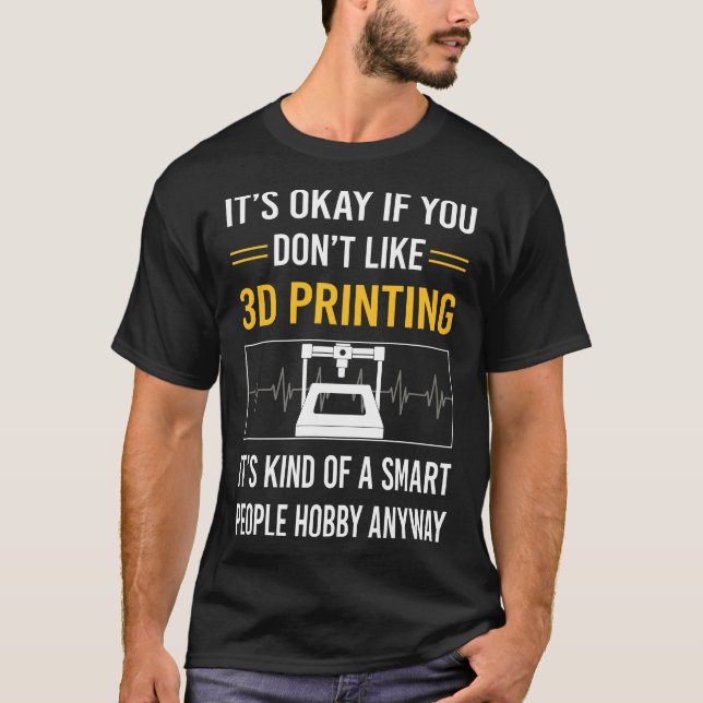T-shirt Personnes intelligentes impression 3D (Devant)