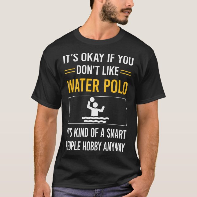 T-shirt Personnes intelligentes Water Polo (Devant)