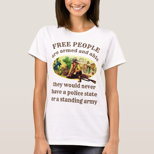 T-shirt Personnes libres (lumière) (Devant)