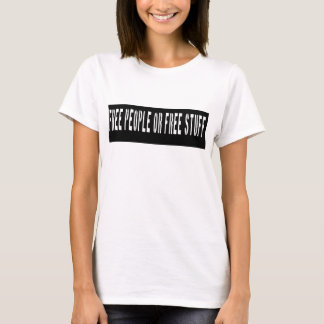 T-shirt Personnes libres ou pochoir libre de substance