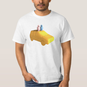 T-shirt Personnes mariées de cheville dans une voiture