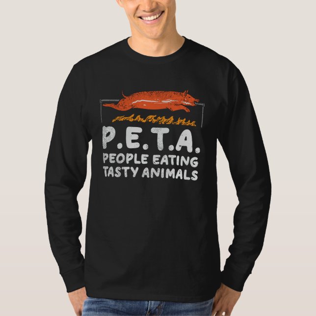T-shirt Personnes Pâtant des animaux savoureux BBQ (Devant)