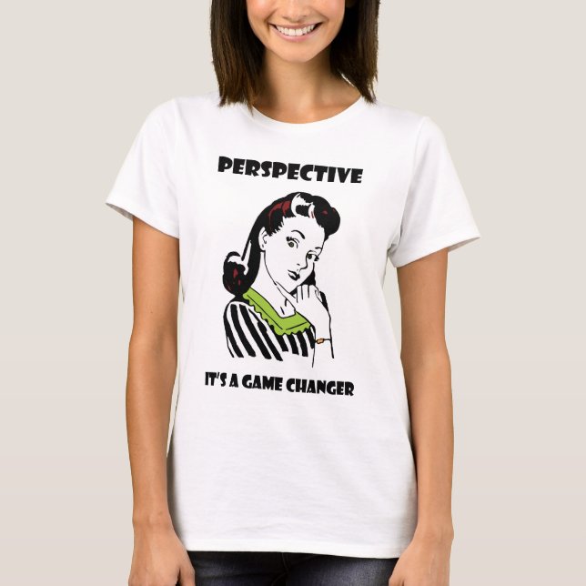 T-shirt Perspective - c'est un commutateur de jeu (Devant)