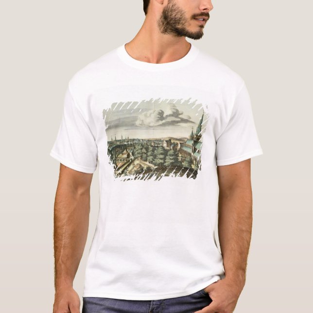 T-shirt Perspective de la ville de Glasgow (Devant)