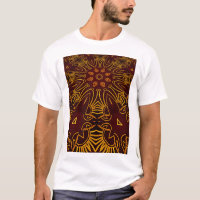 Perspective de Pistil et Motif de batik de fleurs,