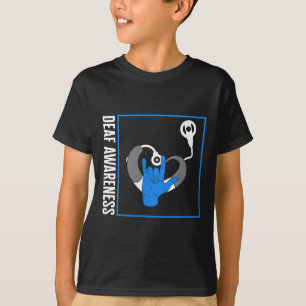 T-shirt Perte Auditive Sensibilisation Sourds Implant Coch