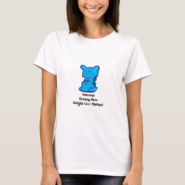 T-shirt Perte de poids gommeuse d'ours (Devant)