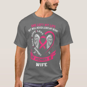 T-shirt Perte des dons de femme Sensibilisation au cancer
