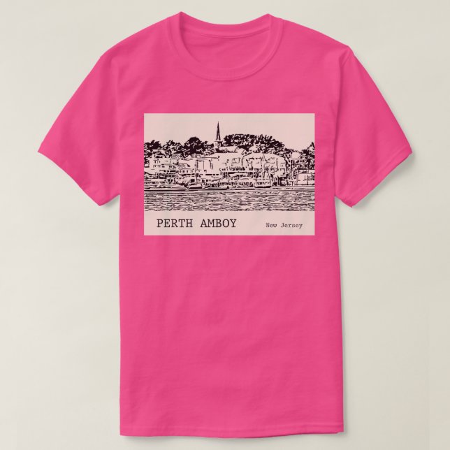T-shirt Perth Amboy New Jersey (Design devant)