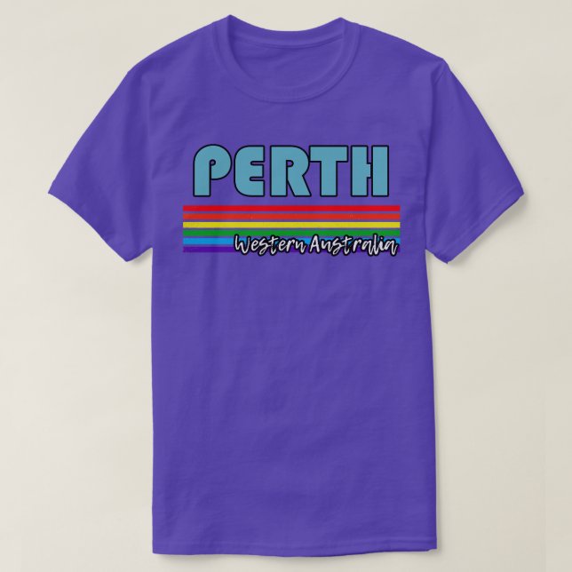 T-shirt Perth Western Australia Pride Perth LGBT Cadeau LG (Design devant)