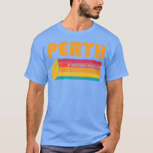 T-shirt Perth Western Australia Vintage Souveni désorganis