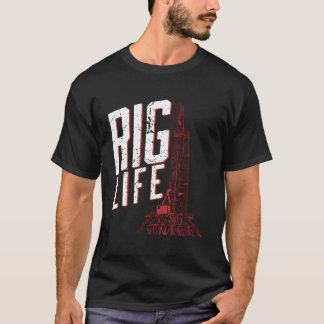 T-shirt Pertoléum d'huile Riglife Ingénieur Forage