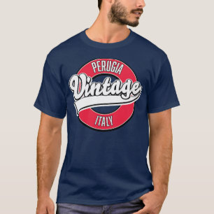 T-shirt Perugia Italie logo vintage