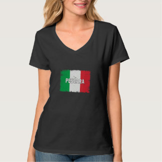 T-shirt Pescara Italie Ville avec drapeau italien