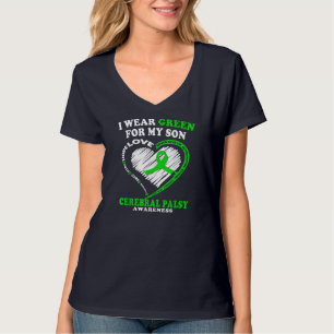 T-shirt Pesée Cérébrale Pour PapaMaman - Je Porte Vert Pou