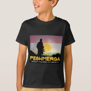 T-shirt Peshmerga - COMBATTANTS de LIBERTÉ du KURDISTAN