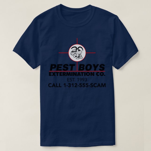 T-shirt Pest Boys Extermination Co (Design devant)