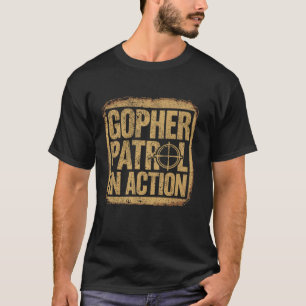 T-shirt Pest Control Gopher Hunter Landscaper Gophers