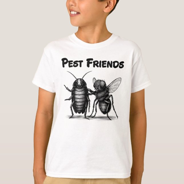 T-shirt Pest Friends BFF Boy's (Devant)