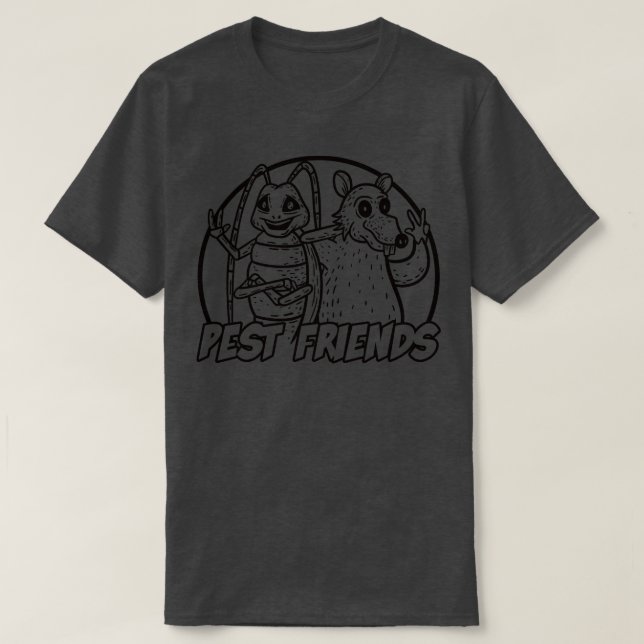 T-shirt Pest Friends Lineal (Design devant)