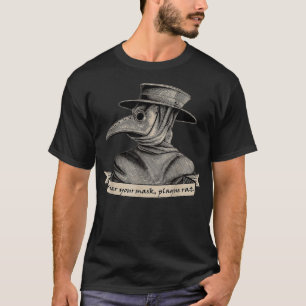 T-shirt Peste Docteur, Portez Votre Masque Peste Rat