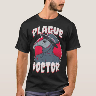 T-shirt Peste Docteur Quarantine Costume Halloween Hommes