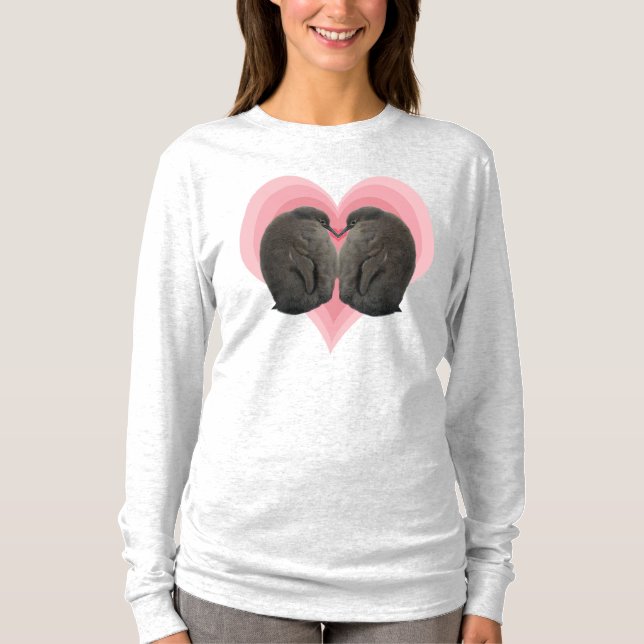 T-shirt Pesto Penguin Love #3 (Devant)