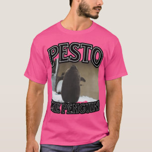 T-shirt Pestohe Manchot Drôle Mignon Animal vintage