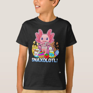 T-shirt Pet Axolotl - Snaxolotl - Snacks mignons, Funny Ka