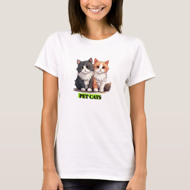 T-shirt Pet Cats (Devant)