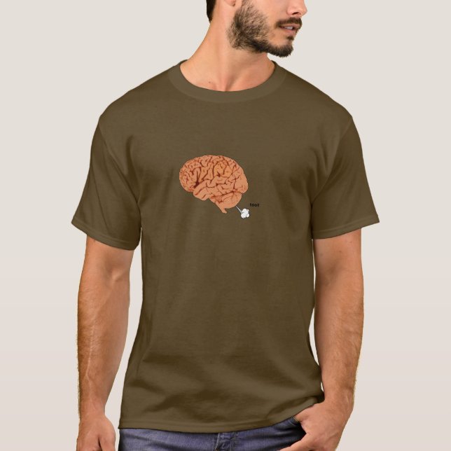 T-shirt Pet de cerveau (Devant)