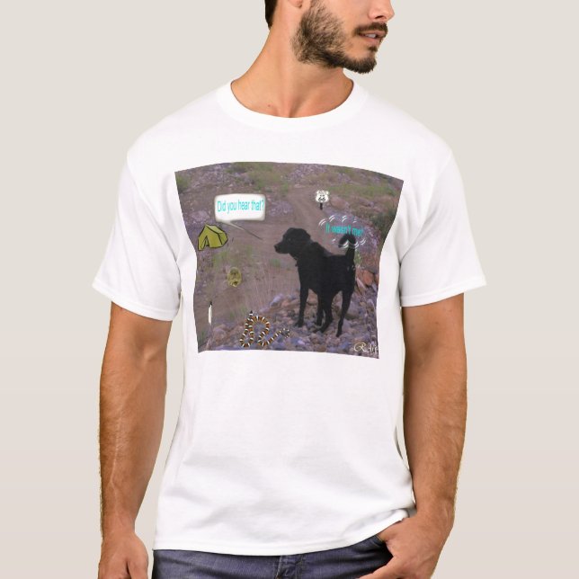 T-shirt Pet de chien (Devant)