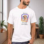 T-shirt Pet Influencer Fan Club Instagram Photo personnali<br><div class="desc">Quand votre meilleur ami est le meilleur ami de tout le monde ! Pet influencez fan club chemises personnalisées pour que tous vos fans de chiens puissent suivre votre insta célèbre étoile de compagnie. Que ce soit pour des excursions au parc pour chiens, au magasin pour animaux de compagnie ou...</div>