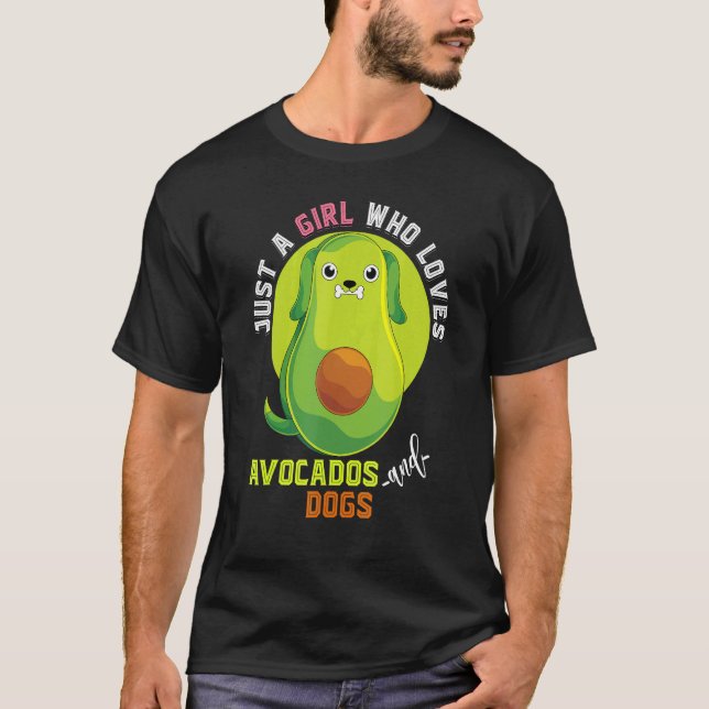 T-shirt Pet Juste Une Fille Qui Aime Les Avocados Et Les C (Devant)