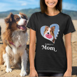 T-shirt Pet Mom Custom Photo Heart Empreintes de pattes Am<br><div class="desc">Dites que vous aimez votre chien, sans dire que vous aimez votre chien! Emportez votre meilleur ami avec vous partout où vous allez avec cette chemise amoureux des chiens photo pour animaux de compagnie personnalisée ! Un must pour chaque amoureux des chiens, chien maman et chien papa! I Love My...</div>